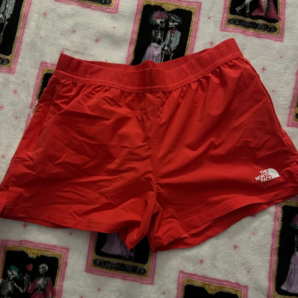 The North Face Women's Vibrant Red Athletic Shorts